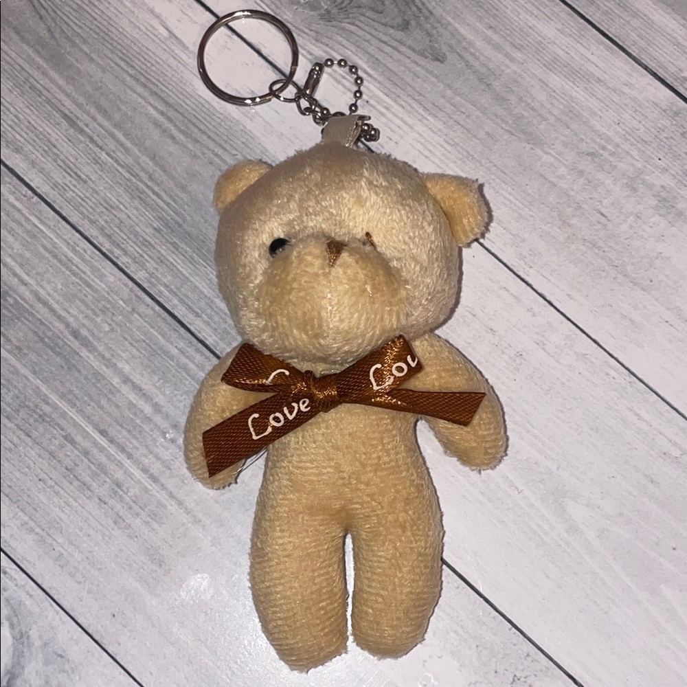 🧸Mini Key Chain Teddy Bear 🧸 (Light Brown)
